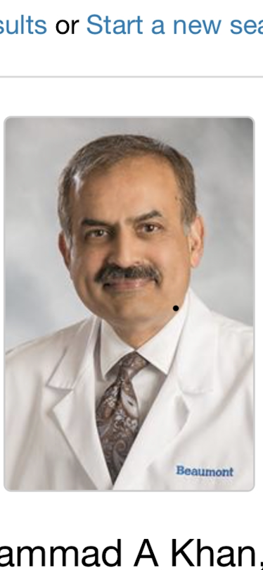 Dr. Muhammad A. Khan, MD