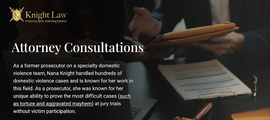 Knight Law, Criminal Defense