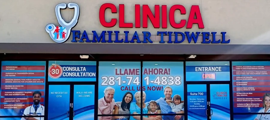 Clinica Familiar Tidwell-Family Medicine-Weight Loss Clinic -Clinica Hispana-USCIS Authorized Doctor- School Physical-DOT
